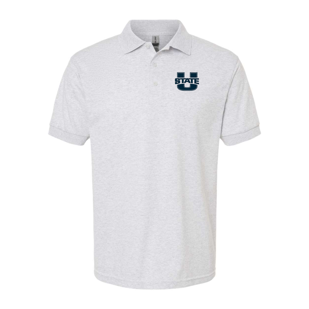 Men's Utah State Aggies Gildan Dry Blend Jersey Polo